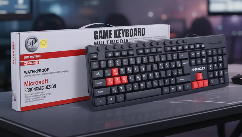 کیبورد سیم‌دار XP-8400E